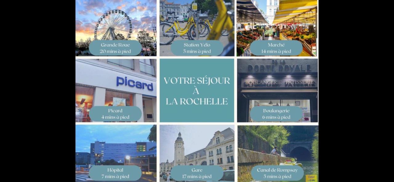 Appartamento Le Coquet De Rompsay Paisible & Moderne La Rochelle  Esterno foto